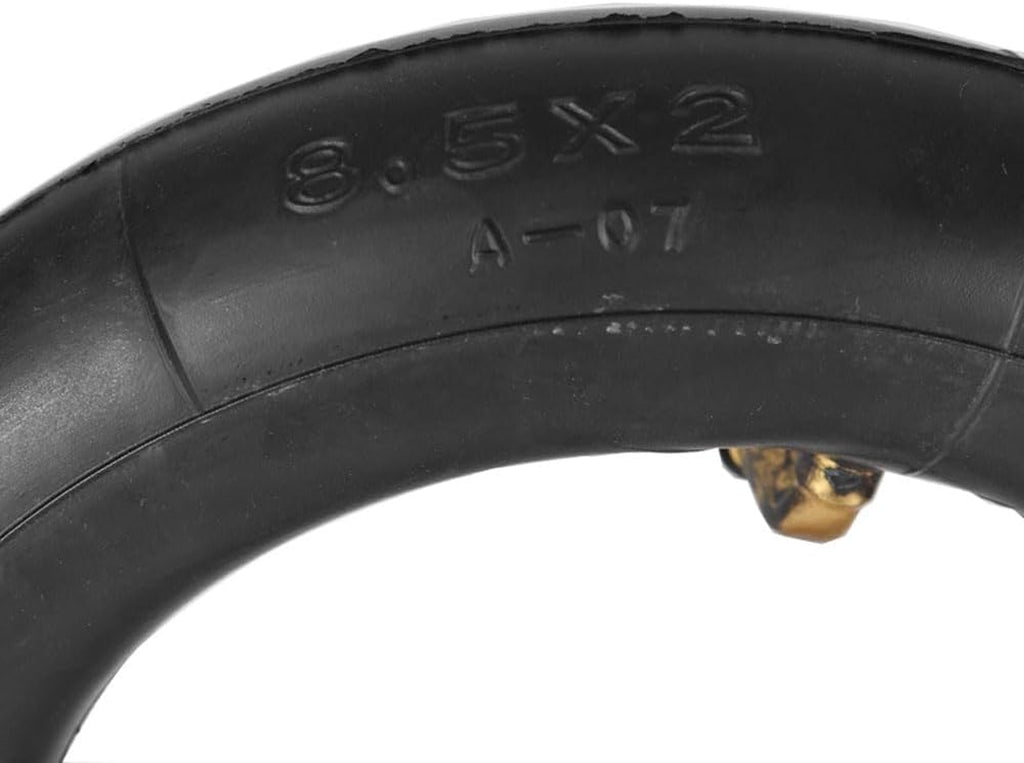8.5X2 Scooter Inner Tube 2PCS 8-1/2"X 2" 8.5X 2 Inner Tube with Bent Valve Stem 90° Replacement 8.5X2 Inches 8.5"X 2" Butyl Rubber Inner Tubes Fit for Electric Gas Kid Razor Scooters Mini Pocket Bike