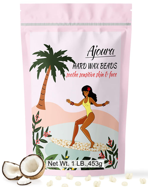 1Lb Refill Wax Beans for Hair Removal Kit, Brazilian Coarse Waxing for Bikini, Face, Eyebrow, Back, Chest, Legs, Armpit, at Home Waxing Beads for Women Men