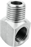 Stainless Steel Cast Pipe Fittings 90 Degree Barstock Street Elbow 1/4" NPT Male X 1/4" NPT Female Water Fuel Air