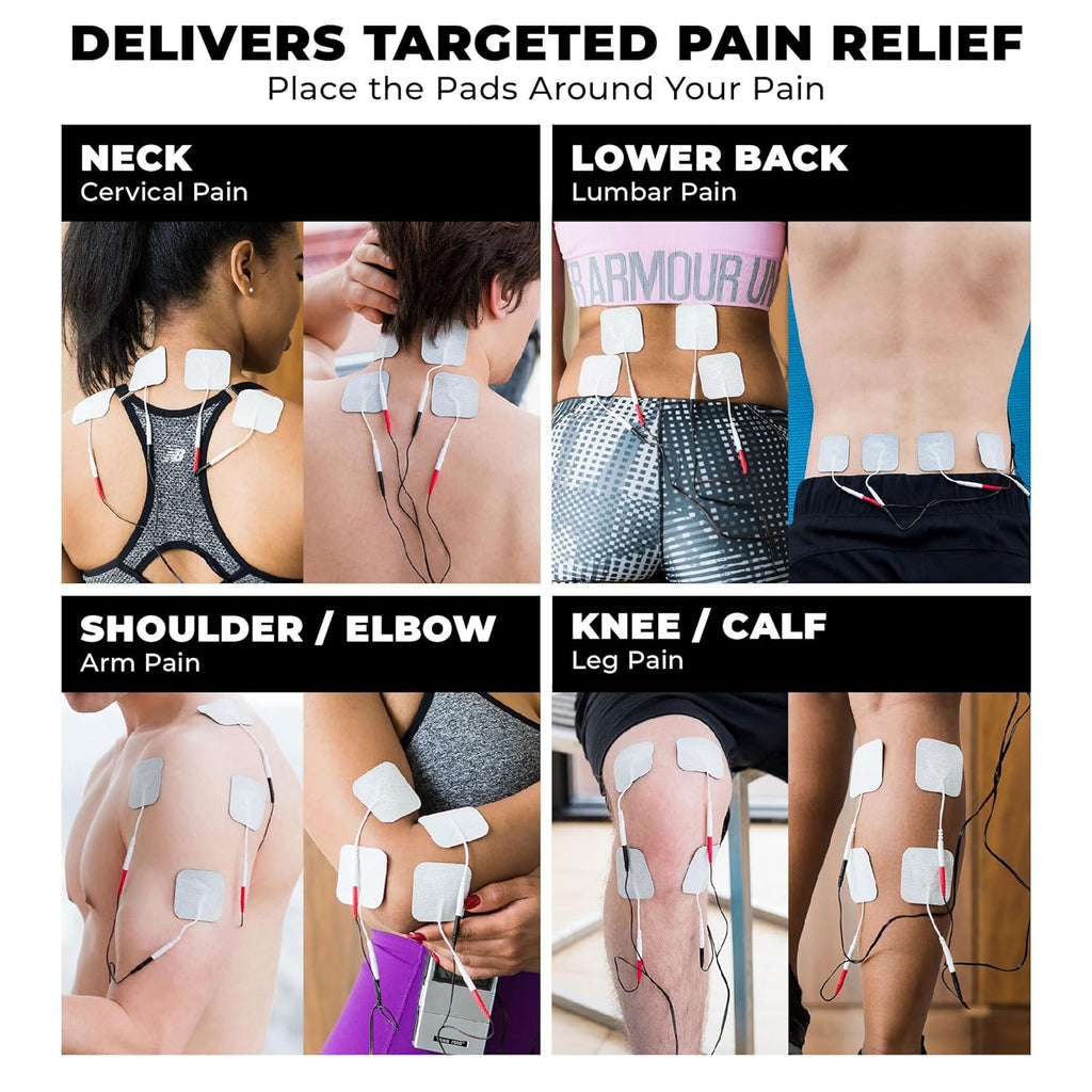 Digital TENS Unit with Accessories - Muscle Stimulator Machine for Back Pain Relief, Sciatica, Neck, Nerve, Shoulder, Hip, Elbow, Muscle Pain Relief