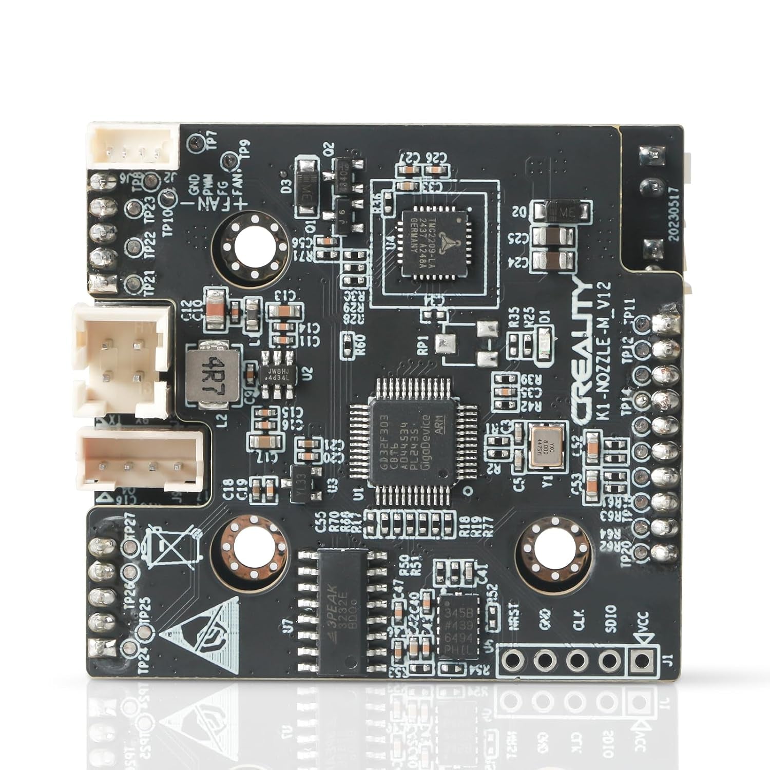 For Creality K1C Original PCBA K1 Max T9 GD32F303CBT6 NOZZLE-C-V13 Adapter Board Hotend Toolhead PCB Module for K1/K1 Max/K1C/K1 SE Replace Upgrade New Version