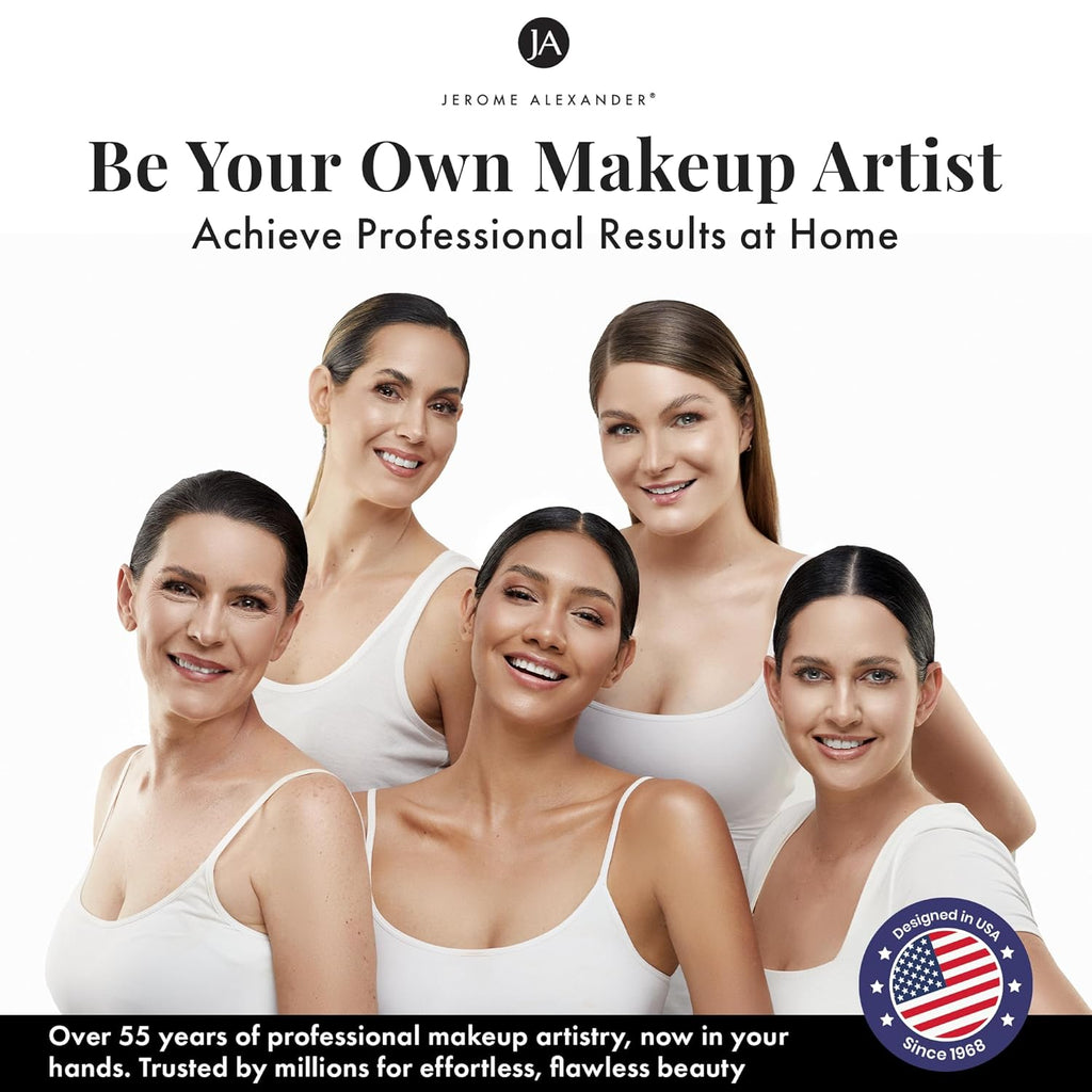 Magicminerals Airbrush Foundation, Spray Makeup with Skincare Active Ingredients, Ultra-Light, Buildable, Full Coverage Formula (Light Medium)