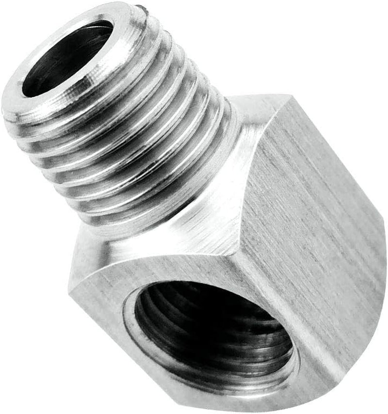 Stainless Steel Cast Pipe Fittings 90 Degree Barstock Street Elbow 1/4" NPT Male X 1/4" NPT Female Water Fuel Air