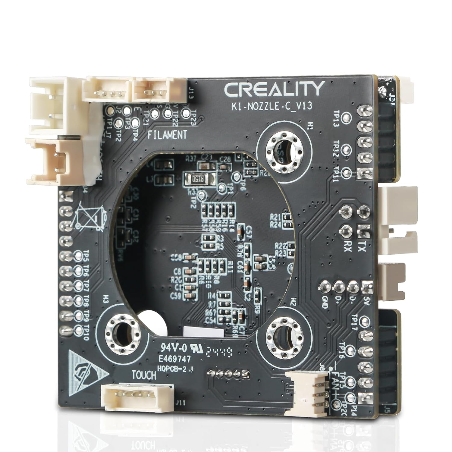 For Creality K1C Original PCBA K1 Max T9 GD32F303CBT6 NOZZLE-C-V13 Adapter Board Hotend Toolhead PCB Module for K1/K1 Max/K1C/K1 SE Replace Upgrade New Version