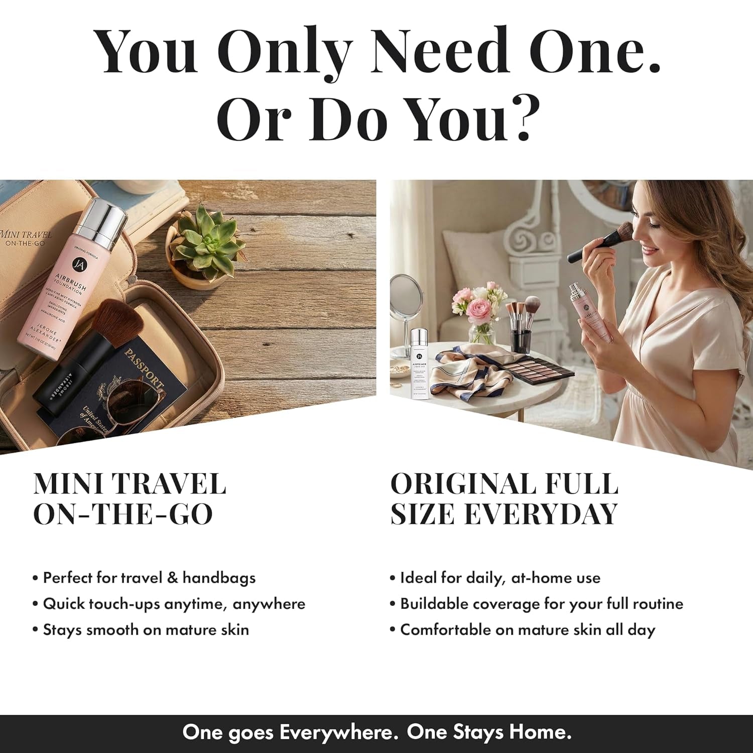 Magicminerals Airbrush Foundation, Spray Makeup with Skincare Active Ingredients, Ultra-Light, Buildable, Full Coverage Formula (Light Medium)