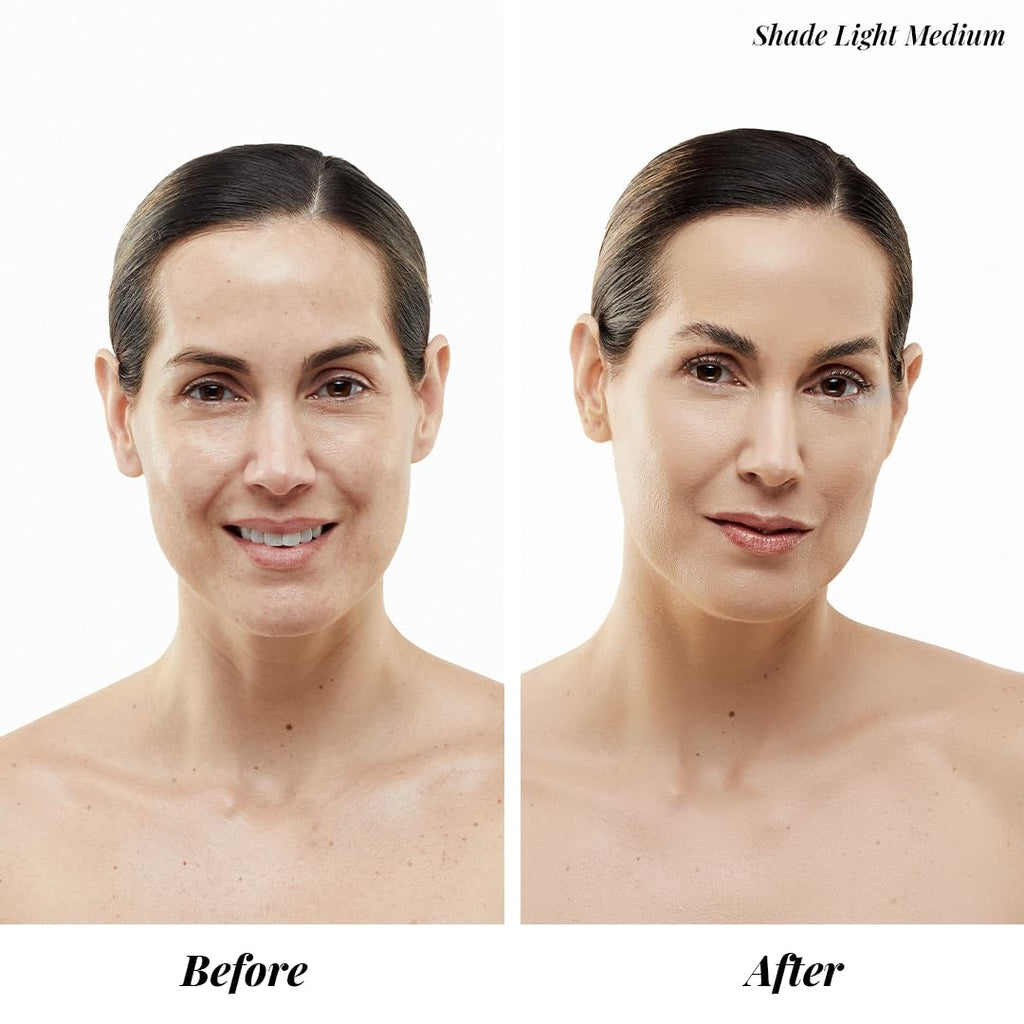 Magicminerals Airbrush Foundation, Spray Makeup with Skincare Active Ingredients, Ultra-Light, Buildable, Full Coverage Formula (Light Medium)