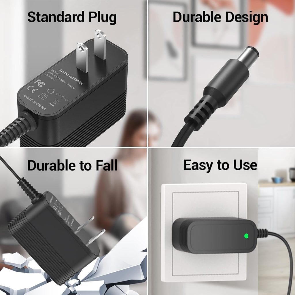 26.5V DC Charger for Inse Cordless Vacuum Cleaner Replacement AC Adapter for INSE N5S N5 N500 N550 N560 N570 N6 N6S N600 N650 N660 V70 Vacuum Charger for Deik VC-1518-US Power Supply for Wowgo S108