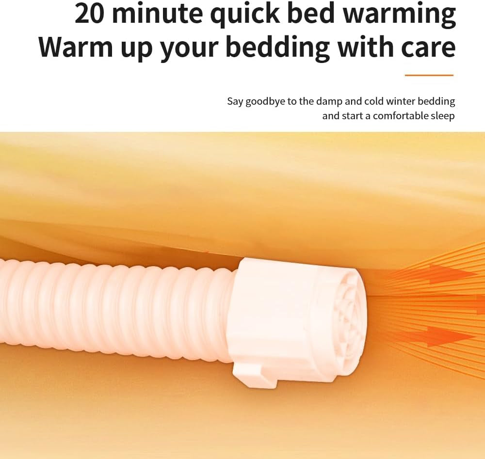 Portable Blanket Warmer, Comfortable Warm Air on the Bed, Sweat Drying, Suitable for Climate Change, Suitable for All Seasons, Can Dry Shoes, Clothes，Blanket Warmer，Bed Warmers，Bed Warmer, Blankets