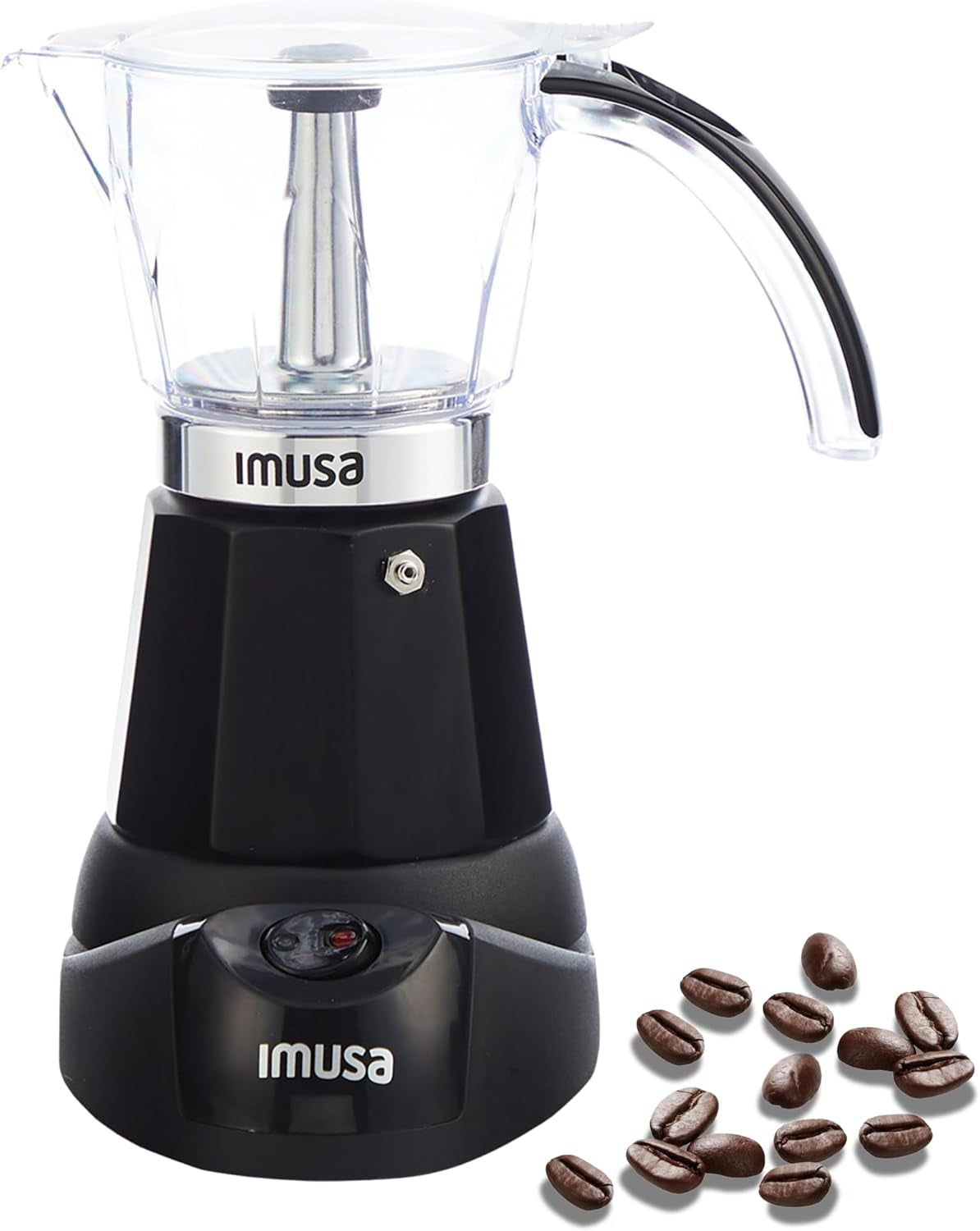 6 or 3 Cup Electric Espresso Maker Black Coffee Machine for Cuban Coffee, Moka and Espresso Drinks