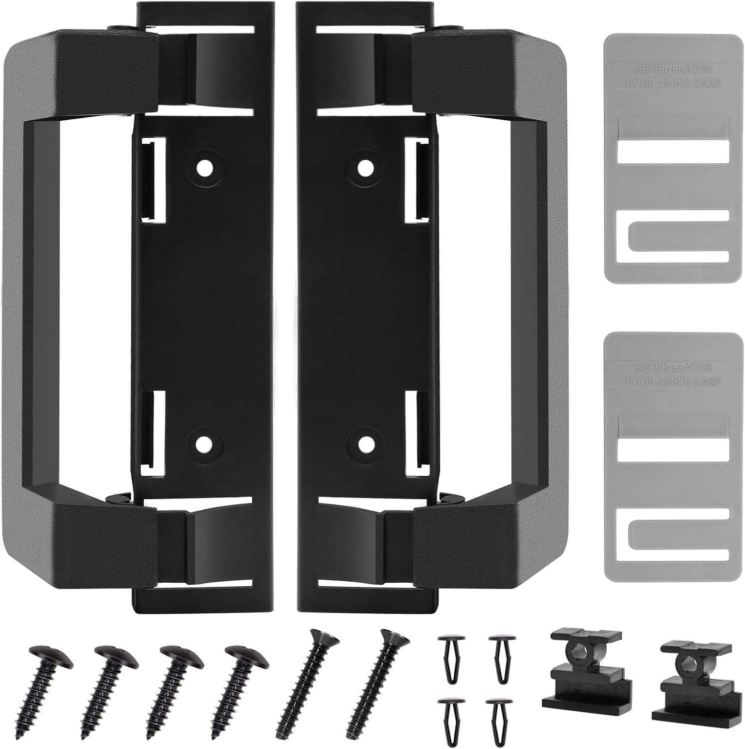 2 Pack 3316882900 RV Refrigerator Door Handle for Dometic,Refrigerator Parts for Dometic DM2872 DM2672 DM2682 DM2882,RV Camper Fridge Door Handle Holder Grip Replacement W/Airing Card