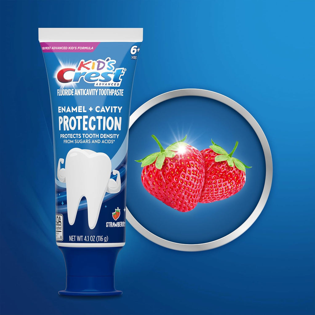 Kids Enamel + Cavity Protection Toothpaste, 4.1Oz (Pack of 3)