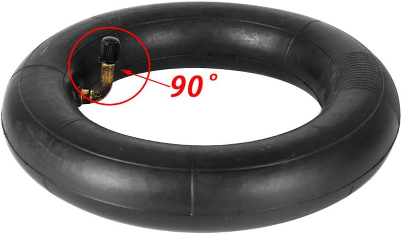 8.5X2 Scooter Inner Tube 2PCS 8-1/2"X 2" 8.5X 2 Inner Tube with Bent Valve Stem 90° Replacement 8.5X2 Inches 8.5"X 2" Butyl Rubber Inner Tubes Fit for Electric Gas Kid Razor Scooters Mini Pocket Bike