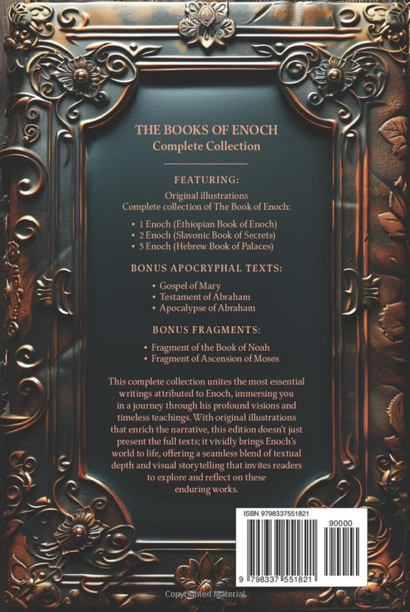 The Books of Enoch: Complete Collection - Featuring 1 Enoch, 2 Enoch, 3 Enoch, Original Illustrations, and Bonus Apocryphal Texts (Illustrated)