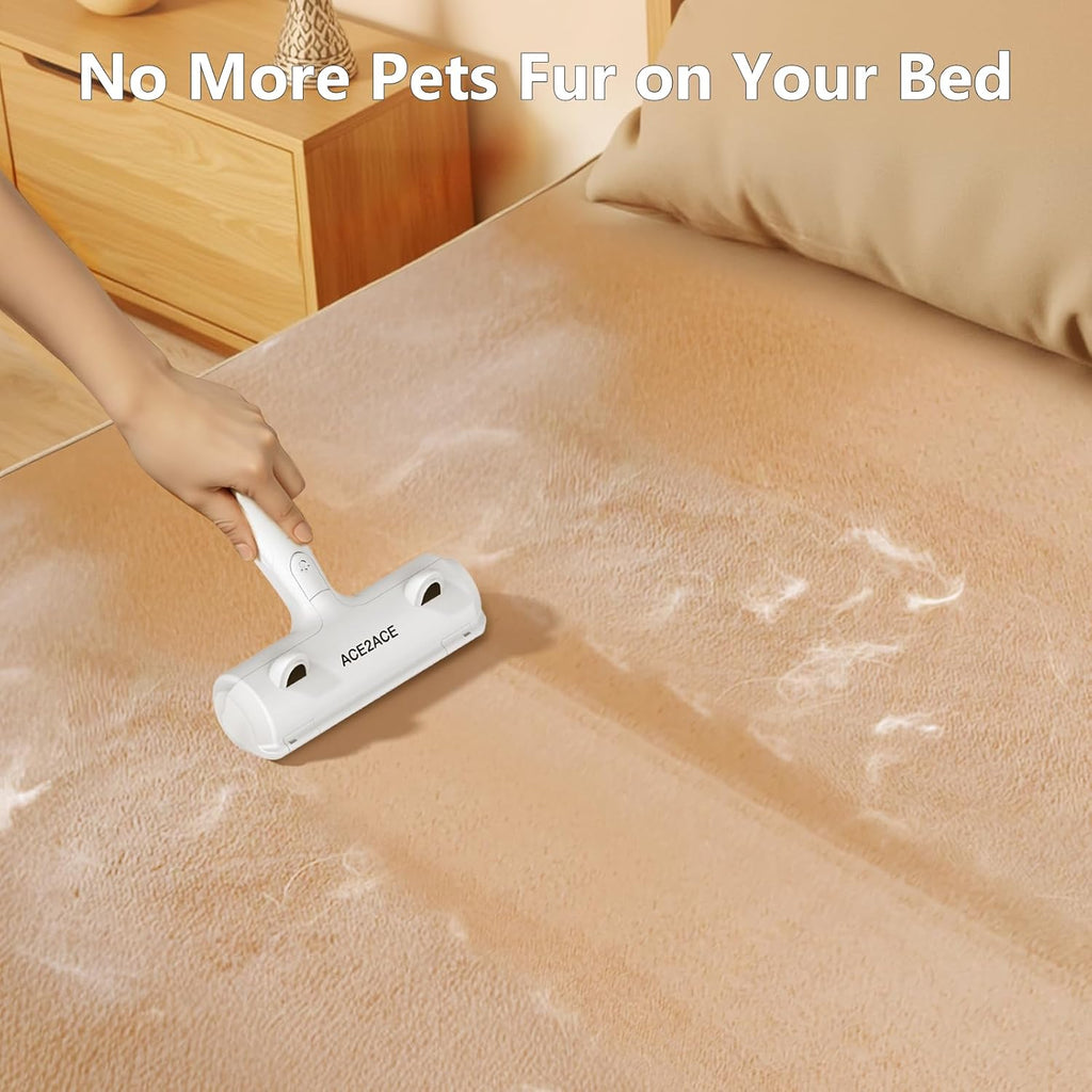 Pet Hair Removal Tool, Reusable Lint Roller for Pet Hair, Self Clean Cat Hair Remover with Dust Bin, Dog Hair Remover for Couch, Furniture, Carpet, Sofa and Bedding