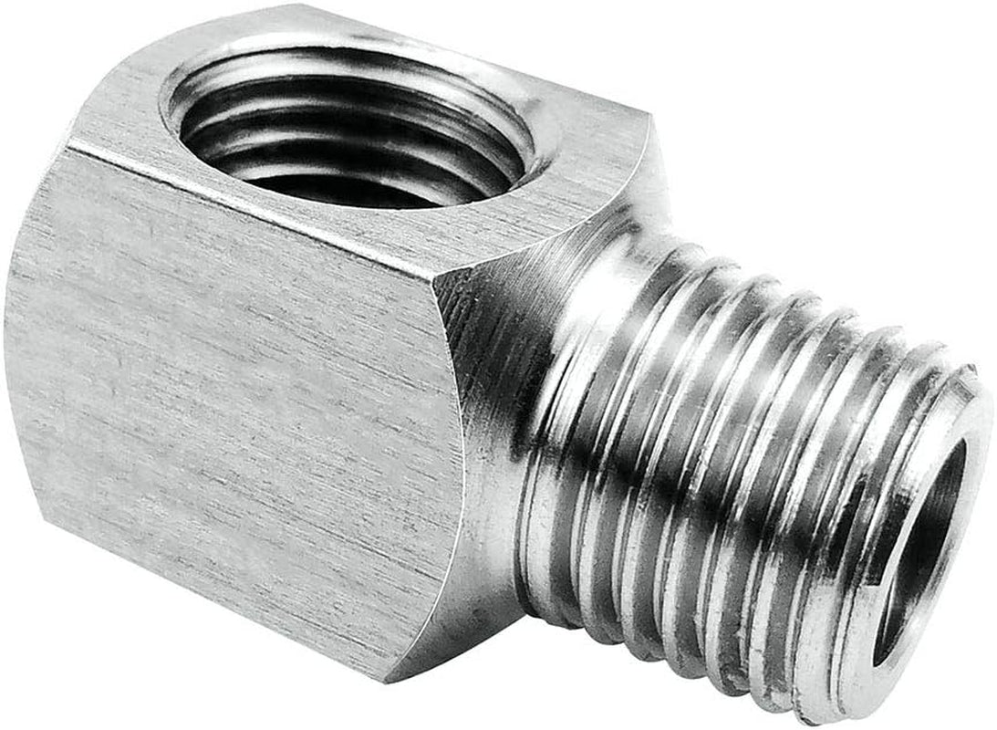 Stainless Steel Cast Pipe Fittings 90 Degree Barstock Street Elbow 1/4" NPT Male X 1/4" NPT Female Water Fuel Air