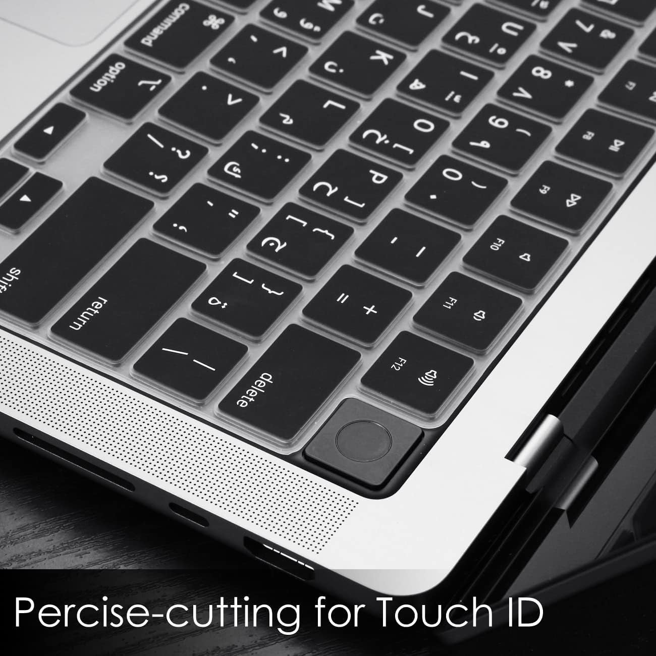 Arabic Keyboard Cover Skin for 2024-2022 Macbook Air 13.6 15 Inch M3 M2 A3113/A3114/A2681/A2941 & 2023-2021 Macbook Pro 14 16.2 Inch M3 M2 M1 Pro/Max A2918/A2992/A2779/A2780/A2991 Accessory