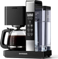 10-Cup Coffee Maker, Programmable Drip Coffee Machine with 2–10 Cup Setting, Adjustable Keep-Warm Control, Removable 50Oz Water Tank, Brew Strength Control & Brew Pause, Black
