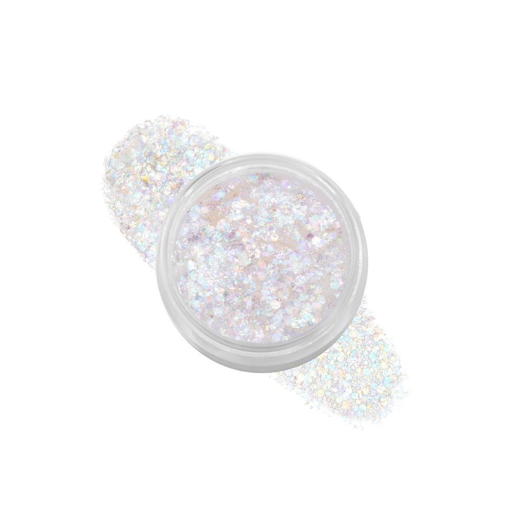 Glitterally Obsessed Body Glitter Gel - Multi-Colored Glitter Makeup Made with an Adhesive Gel Formula - Easy to Use & Mess Free - Disco Lady (0.06 Oz)
