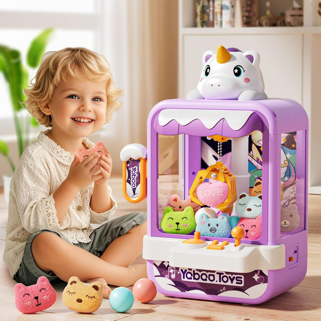 Claw Machine for Kids Girl, Vending Machines Toys for Girls 4 5 6 7 8, Unicorns Girls Toys Age 6-8, Arcades Game Party Toy Age 6-7,Ideas Birthday Gifts for Girl 4 5 6 9 Year Old