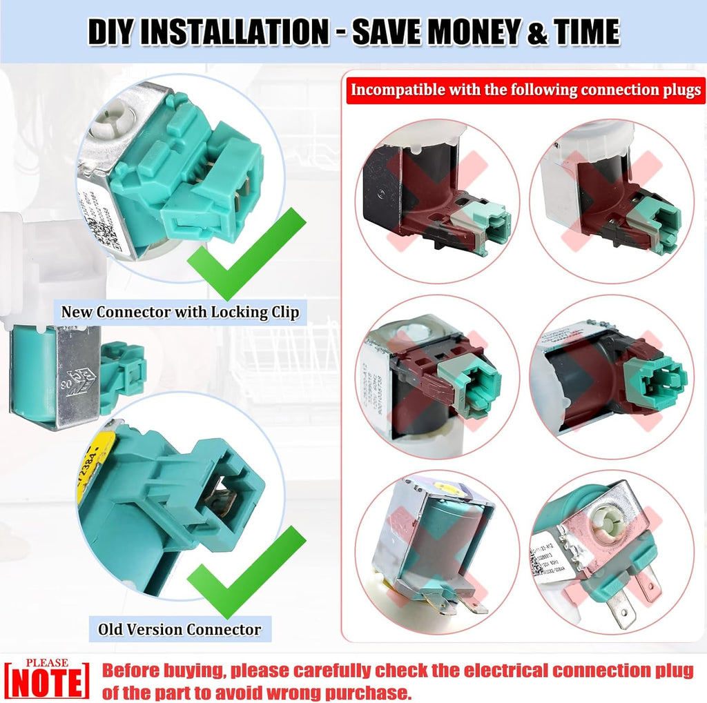 622058 Dishwasher Water Inlet Valve - 00622058 Dishwasher Water Valve Replacement Parts AP4927070 PS3491417 33299010