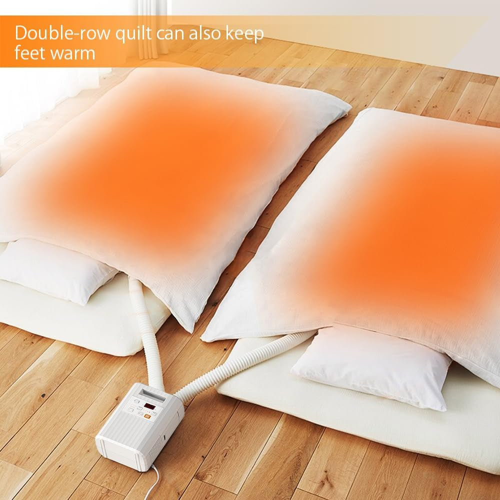Portable Blanket Warmer, Comfortable Warm Air on the Bed, Sweat Drying, Suitable for Climate Change, Suitable for All Seasons, Can Dry Shoes, Clothes，Blanket Warmer，Bed Warmers，Bed Warmer, Blankets