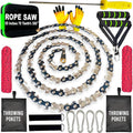 55 Inch High Limb Rope Saw with Dual Sided 70 Teeth 360° Chain – Manual Hand Saw for Tree Branch Cutting – Fast, Portable & Durable Outdoor Tree Trimming Tool Kit