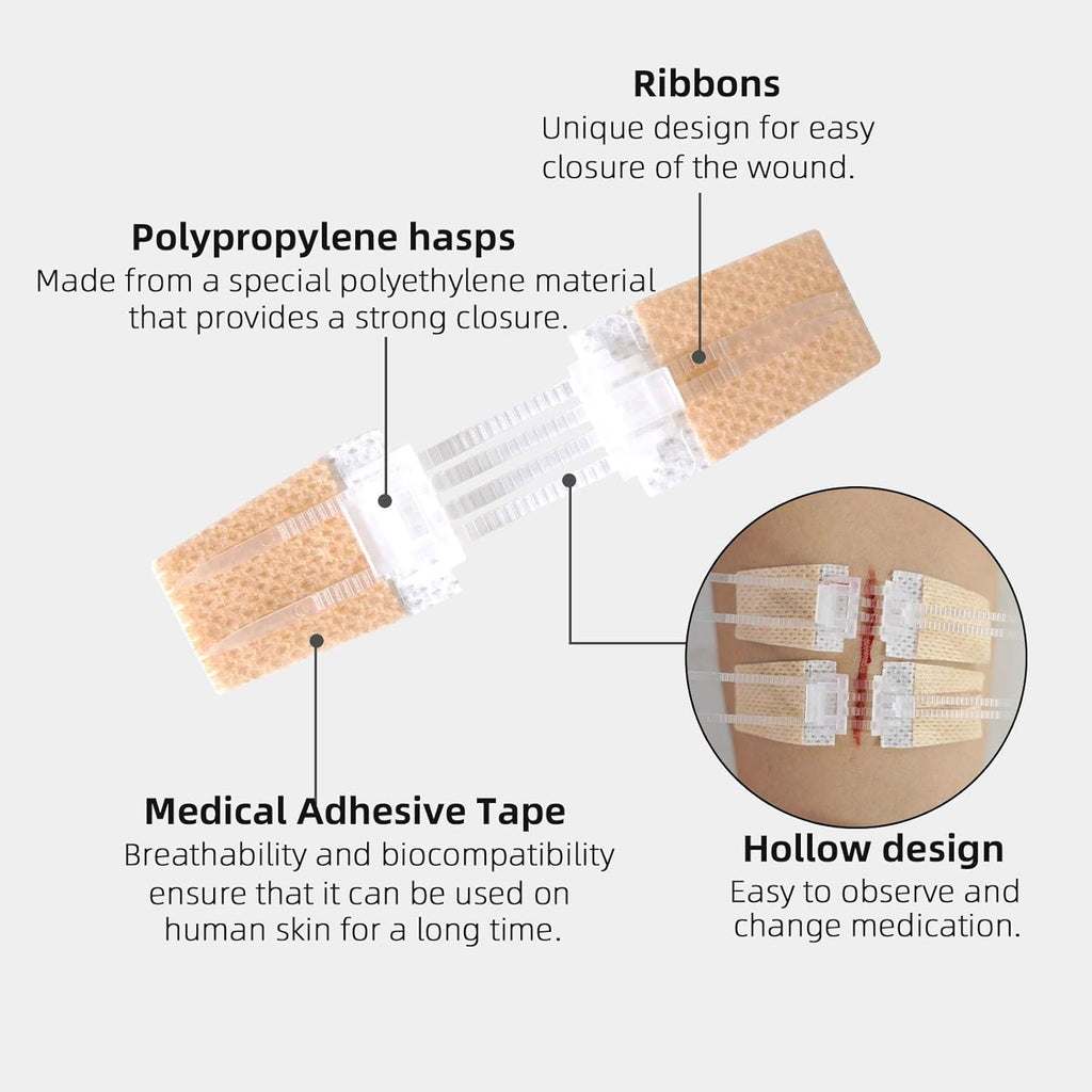 Emergency Wound Closure Strips, Butterfly Band-Aids