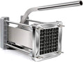 French Fry Cutter,  Professional Potato Cutter Stainless Steel with 1/2-Inch Blade Great for Potatoes Carrots Cucumbers