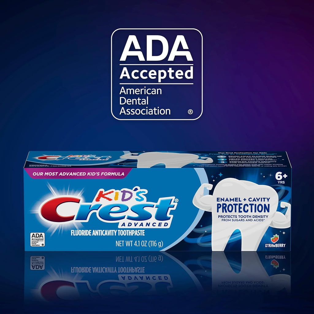 Kids Enamel + Cavity Protection Toothpaste, 4.1Oz (Pack of 3)