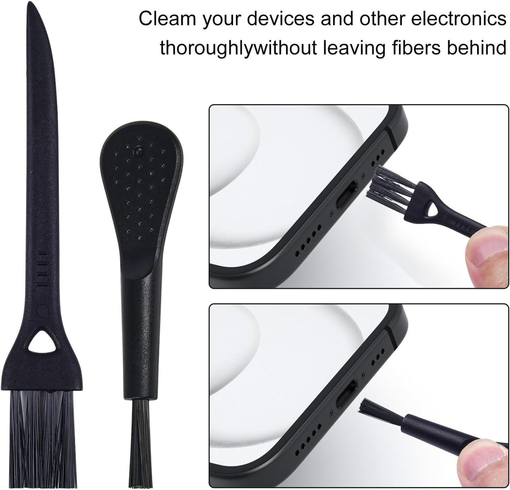 20 Pcs Iphone Dust Plugs, Lightning Charging Port Cover for Iphone 14 Pro Max/ 13 12 11, Ipad Airpods, Charger Port Plug Cleaner Protector with 2 Cleaning Brushes